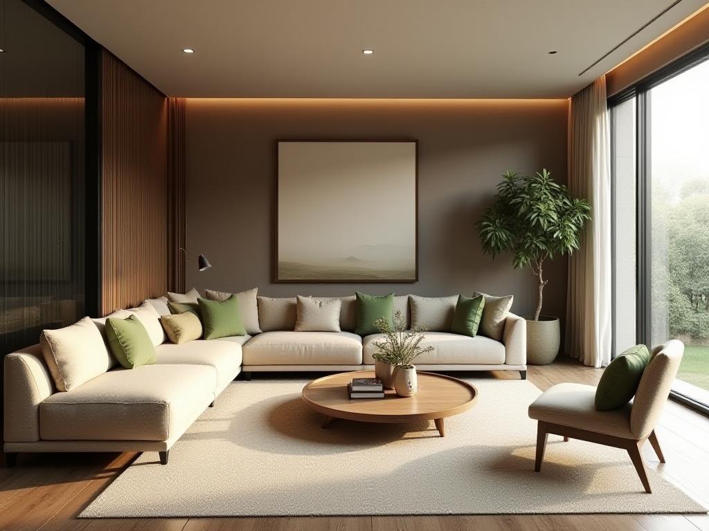 Salón contemporáneo diseñado por Casa Alegre Interiors